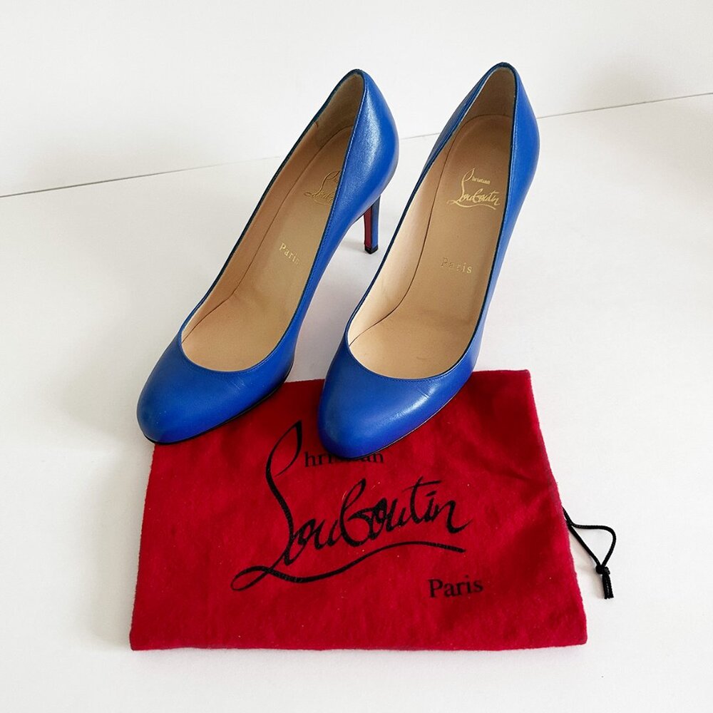Louboutin - Authentic Leather Pump Heel
